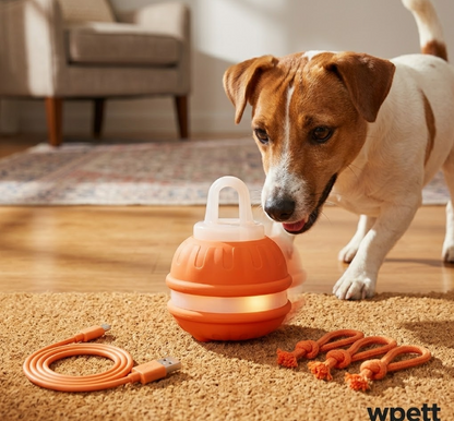 Interactive Rolling Ball Toy for Cats & Dogs —  Auto-Moving, USB Rechargeable, 3 Play Modes