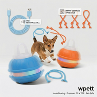 Interactive Rolling Ball Toy for Cats & Dogs —  Auto-Moving, USB Rechargeable, 3 Play Modes - imagen 1