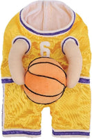 2025 New Dog Halloween Costumes, Dog Basketball Costume with Ball, Halloween Costumes with Basketball, Costume for Small Medium Large Dogs (1*Yellow, Small) - imagen 2