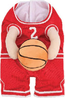 2025 New Dog Halloween Costumes, Dog Basketball Costume with Ball, Halloween Costumes with Basketball, Costume for Small Medium Large Dogs (1*RED, Small) - imagen 3